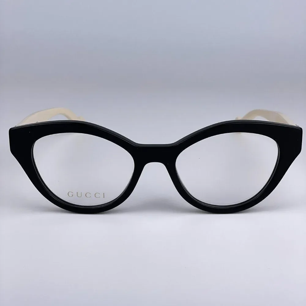 NEW Gucci  GG0959O 002 Black White Cat Eye Women Eyeglasses